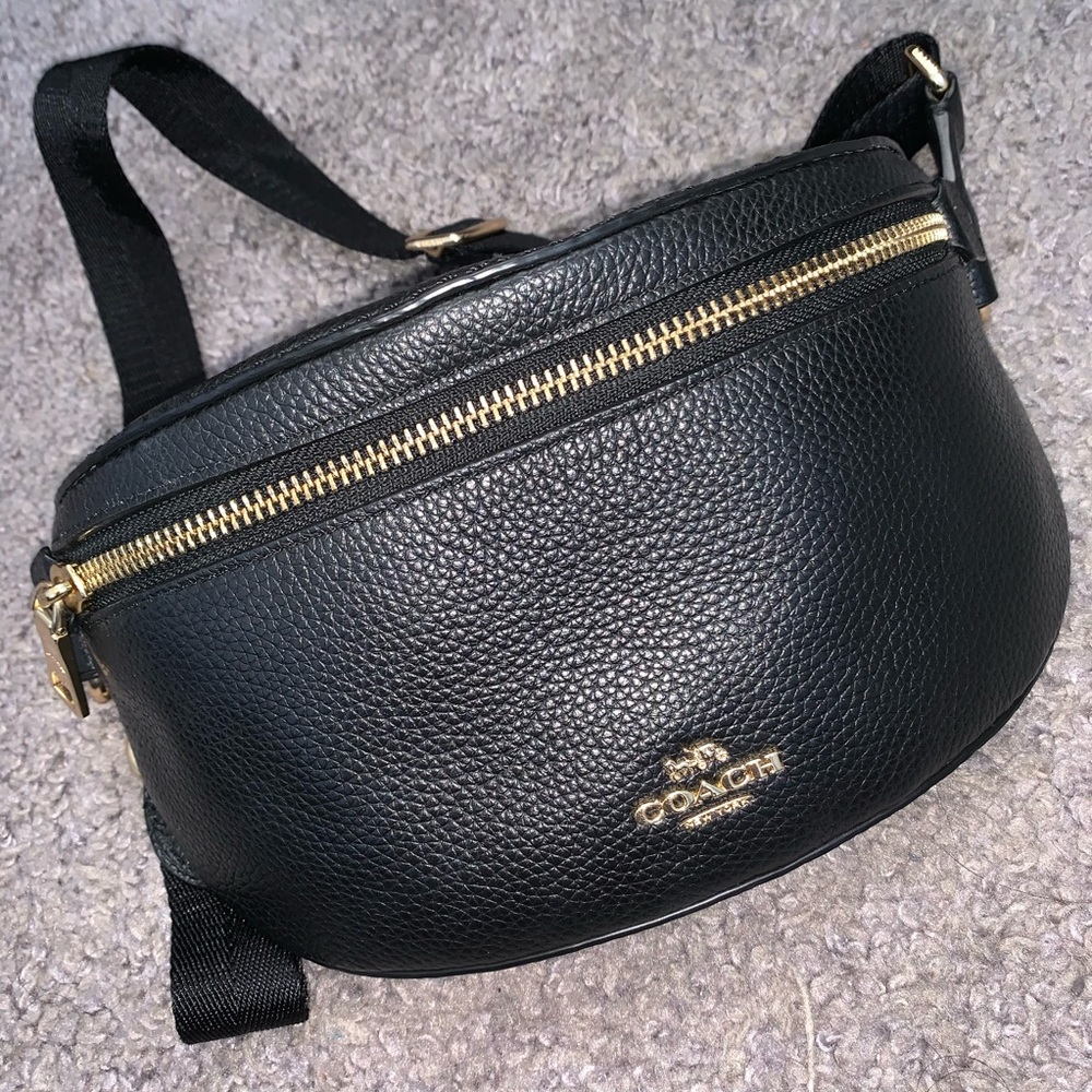 Black Coach Fanny Pack